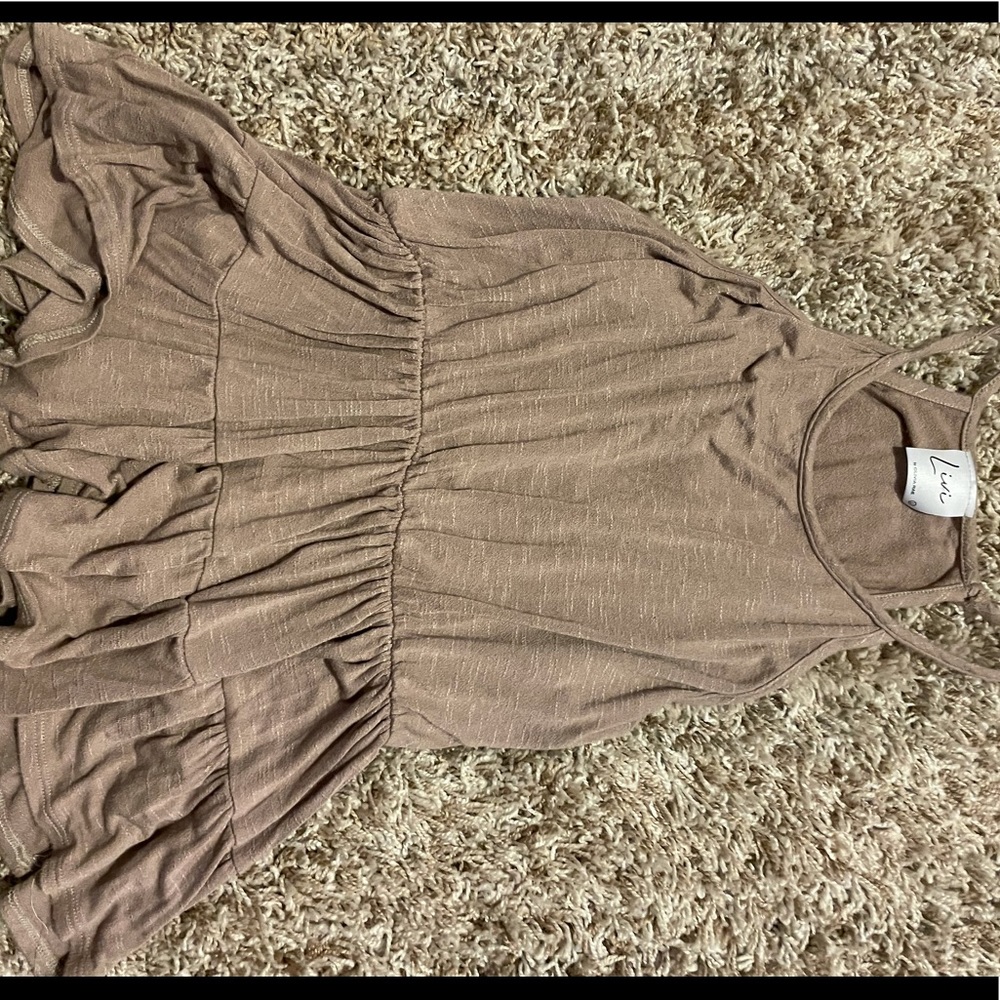 Flowy spaghetti strap